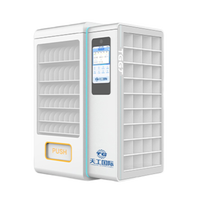 Distributeur automatique industriel intelligent en métal personnalisé avec écran tactile, boîtier de casier, reconnaissance faciale, armoires à outils acceptant les cartes de crédit