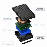 Dispositivo de Rastreo GPS Inalámbrico 4G GSM Global, Delgado, Portátil, con Imán Potente, Resistente al Agua, Rastreo en Tiempo Real, Localizador de Vehículos, Autos, Taxis y Vehículos Eléctricos