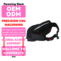 Ceinture de rangement GY Parawing noire pour Wing Foil Surfing - Légère et réglable pour les sports nautiques en lacs, rivières et océans