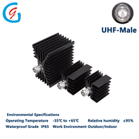 Dispositif de charge passif coaxial RF UHF mâle DC vers 1 GHz, 25W 50W 100W 50 Ohm, pour bancs d'essai et laboratoires