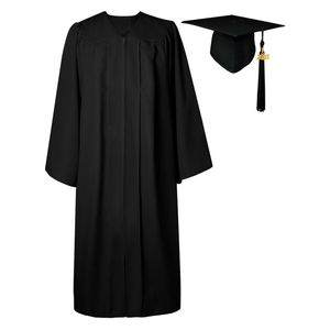 <span class=keywords><strong>2025</strong></span> OEM giá rẻ màu đen mờ tùy chỉnh tốt nghiệp áo và mũ 12 màu có sẵn - Product Image 1