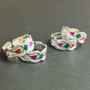 Nueva Venta caliente de plata esterlina Unisex étnico estilo hip-hop vela suave dinero gota esmaltado apertura dulce estilo anillo regalo - Product Image 1