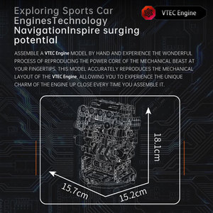 Khuôn Vua 10234 <span class=keywords><strong>VTEC</strong></span> Động Cơ Sáng Tạo Đồ Chơi Trò Chơi Đồ Chơi Kỹ Thuật Giải Trí Mô Hình Xây Dựng Khối - Product Image 3