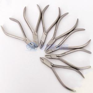 Alicates de ortodoncia para instrumentos dentales de alta calidad, pinzas para doblar alambre duro de laboratorio, alicates para doblar arco de pico de pájaro - Product Image 2