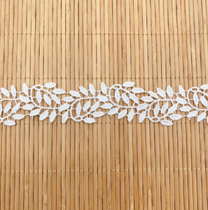 Patrón Floral Soluble en agua Encaje <span class=keywords><strong>de</strong></span> poliéster Hoja pequeña Rose Burst Spot <span class=keywords><strong>Bordado</strong></span> para prendas <span class=keywords><strong>de</strong></span> vestir DIY y accesorios para bolsos <span class=keywords><strong>de</strong></span> zapatos - Product Image 6