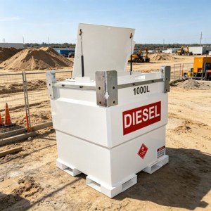 Serbatoio Portatile per Carburante Diesel in Vendita, Distributore di Carburante con Pompa 1000-4000L, Serbatoio di Stoccaggio Carburante Mobile per Trasferimento - Product Image 1