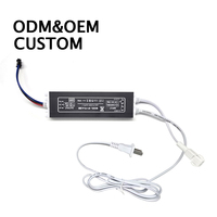 AC100-240V 12V LED pilote transformateur éclairage tactile gradateur interrupteur connecter désembuage Film alimentation à découpage