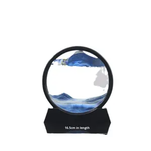 นาฬิกาทรายตกแต่งบ้านสไตล์นอร์ดิก TENGEI แบบ 3 มิติ พร้อมทรายไหลได้ รูปภูเขา ของตกแต่งโต๊ะสำหรับงานปาร์ตี้ - Product Image 5