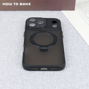 Shockproof Rugged Protective Case with Smooth Skin-Feel Coating and Magnetic <b>Ring</b> for <b>phone</b> 17 - Product Image 4