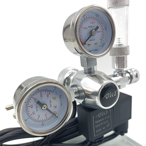 Régulateur de pression d'aquarium CO2 à un étage avec solénoïde et régulateur de table <span class=keywords><strong>double</strong></span> compteur de bulles - Product Image 6