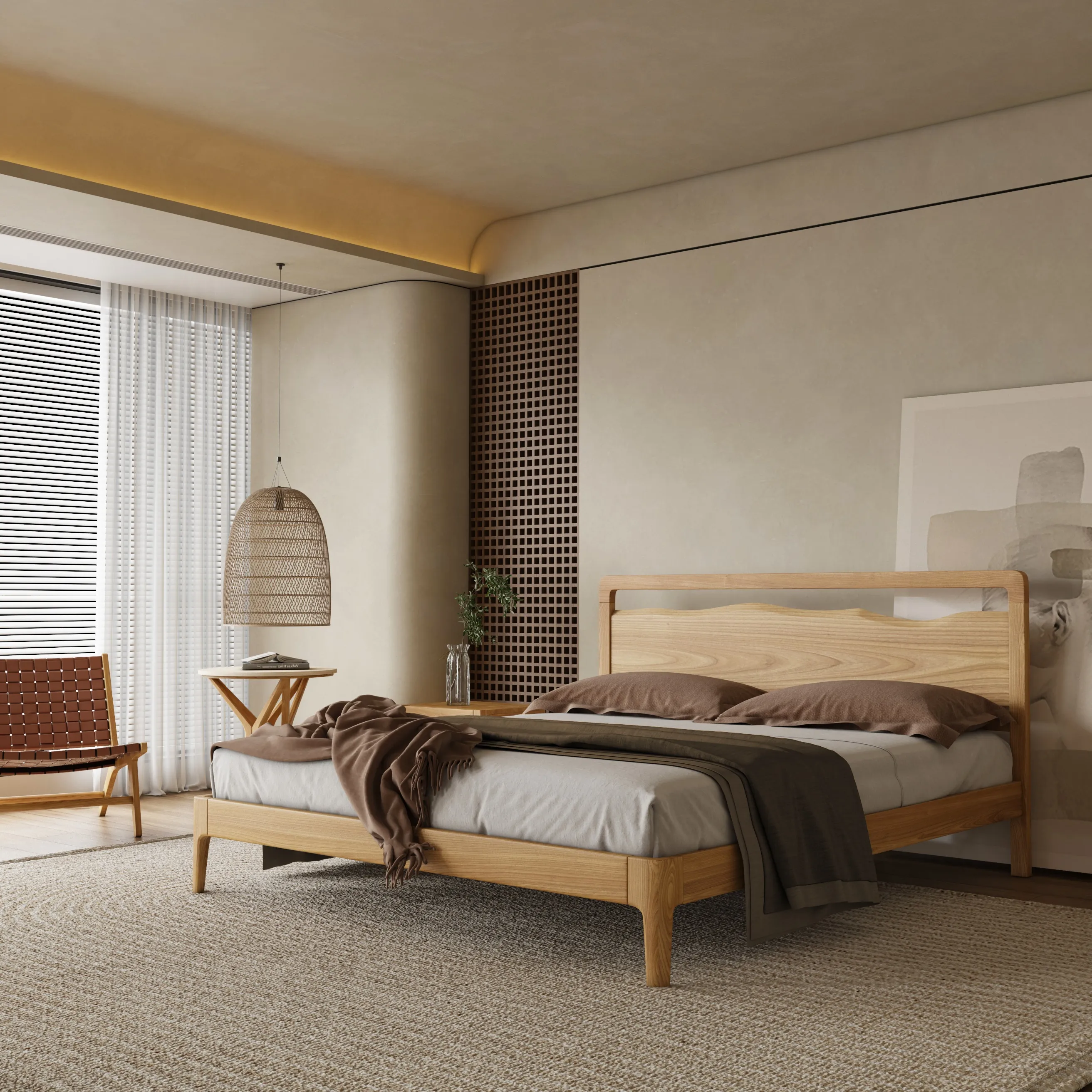 Cama de hotel de madera para niños, diseño de cama de casa, tamaño king, marco de cama de madera maciza