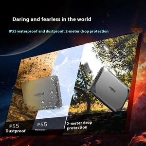 X9 Pro X9 1Tb 2Tb harici katı hal sürücü dizüstü darbeye toz geçirmez USB arayüzü için Cru için yeni taşınabilir SSD Cial - Product Image 3