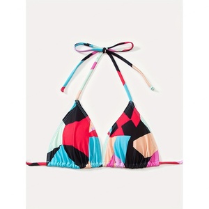 Traje de Baño de Lujo Personalizado para Mujer, Conjunto de 2 Piezas, Mini Bikini Transparente con Tiras, Decoración de Cristal, Ropa de Playa Sexy Transparente - Product Image 3