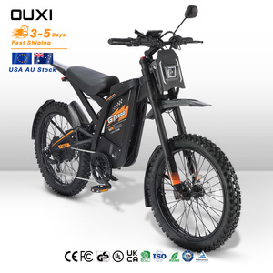 จักรยานเสือภูเขาออฟโรดลิเธียมแบบไม่มีแปรงถ่าน 1000W 2000W 60V 30AH 50กม./ชม. ล้อหลัง 24 นิ้ว โครงอะลูมิเนียมอัลลอยด์ ระบบกันสะเทือนคู่ - Product Image 1