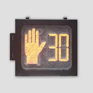 16 "x 18" пешеходный светодиодный сигнал красная рука зеленый человек с таймером обратного отсчета