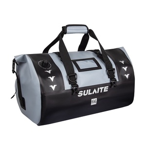 Borsa Da Moto Impermeabile A Coda – Tela Cerata, Capacità 23x9x17 Cm, Con Fibbie In Metallo, Per Bici Da Strada, Elettriche E Touring, Verde Militare O Nero