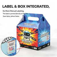 Boîte de présentation en carton rigide personnalisée de qualité supérieure pour produits électroniques avec logo, insert antichoc et fermeture magnétique pour la vente au détail