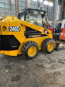 Minicargadora CAT 246D CAT246 CAT246D Usada, Cargadora de Dirección Deslizante de Segunda Mano Caterpillar 246D para Construcción con Certificación CE - Product Image 4