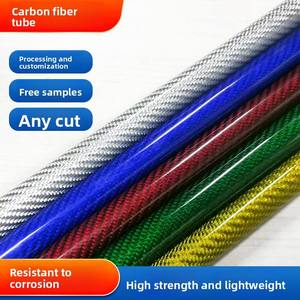 Tubo de Fibra de Carbono Personalizable de Venta Directa de Fábrica SHENGTIAN, Acabado Mate o Brillante, Excelente Resistencia, Certificado ISO9001 para Juguetes RC - Product Image 2