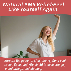 Gummies PMS haute puissance pour la santé des femmes : favorisent l'équilibre hormonal – Supplément de phosphore et extrait de curcuma - Product Image 2