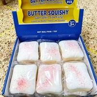 Jouet Squishy Super Doux en Forme de Pain, Ultra-Élastique en PU, Anti-Stress, Jouet Sensoriel pour Jeu Alimentaire Réaliste
