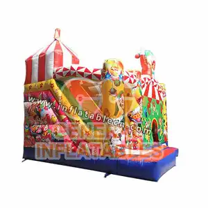 Открытый популярный цирк playland Надувной Батут Комбинированный джемпер для детей/клоун Батут Комбинированный