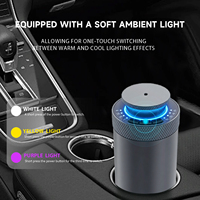Diffuseur d'arômes pour voiture avec éclairage LED RGB, recharge universelle d'huile aromatique, emballage cadeau personnalisé en gros