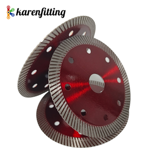 Lame de coupe diamantée turbo en maille diamantée de qualité industrielle, processus de pressage à chaud, 105*20 mm, revêtement en titane, pour granit, marbre, carreaux de céramique -002 - Product Image 6