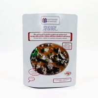 Sachet rétractable en aluminium OEM 350g pour plat instantané de foie et d'estomac de poulet Kaluna