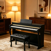 Maßgefertigtes DEMAN XH-8806Z Professionelles Aufrechtes 88-Tasten Digitalpiano mit Hammermechanik, Fortschrittlichen Funktionen, Beffa Hammer und 3 Pedalen