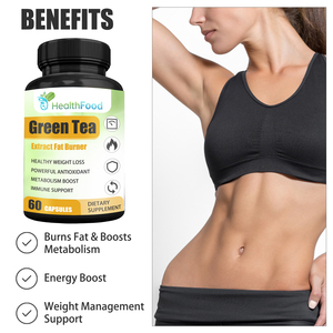 Factory Direct Green Tea Extract Fat Burner Capsules Supports Detoxification Programs Supports Healthy Digestion Capsules - Product Image 6