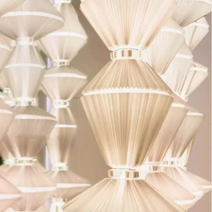 โคมไฟตั้งพื้นสำหรับตกแต่งกระโปรงขึ้นลงใต้พื้นแบบยืดออกได้โคมไฟดอกไม้ด้านหลัง - Product Image 4