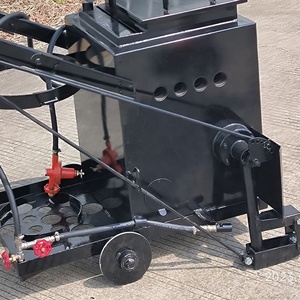 Carrello di riscaldamento del sigillante della crepa dell'asfalto di spinta della mano per il processo di riparazione della pavimentazione stradale - Product Image 5