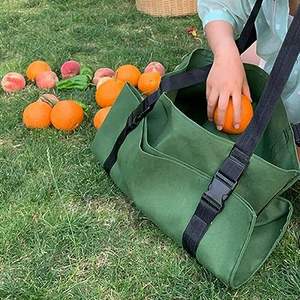 Échantillon gratuit Sac de récolte et de cueillette d'os nus-Sac de cueillette de nourriture, de récolte et de fruits avec sangles convertibles - Product Image 4