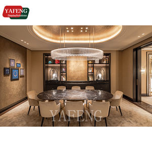 カスタマイズ可能なステンレス鋼とガラスのジュエリーディスプレイキャビネットLED照明付き装身具とジュエリーの豪華なショーケース - Product Image 6