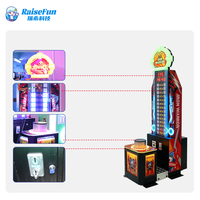 Machine de force de frappe MuchFun Power King, style sportif, en métal, avec prise américaine, pour salle de jeux à monnayeur