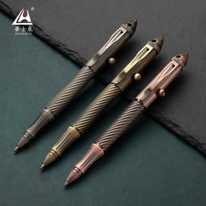 Тактическая ручка-револьвер из цельной латуни с узором «веревка», прочная, для выживания, EDC, портативная - Product Image 3