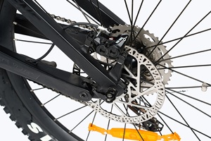 Queene/2023 New sợi carbon 27.5inch chất béo lốp xe đạp điện 48V điện xe đạp leo núi Xe Đạp Xe Đạp Điện - Product Image 5