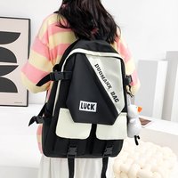 Sac à dos imperméable à cadre externe 20-36L unisexe pour étudiant, sacoche pour ordinateur portable avec fermeture éclair, coussin d'air, en nylon, pour voyage et randonnée