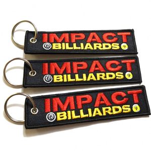 <b>Custom</b> Embroidery Letter Logo Keytag Embroidered <b>Keychain</b> Fabric Airplane Before Flight Jet Tags Keychains - Product Image 2