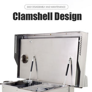 Pièces de <span class=keywords><strong>hachoir</strong></span> <span class=keywords><strong>à</strong></span> <span class=keywords><strong>viande</strong></span> géant <span class=keywords><strong>moulinex</strong></span> robuste machine <span class=keywords><strong>à</strong></span> hacher la <span class=keywords><strong>viande</strong></span> congelée commerciale de boucher en acier inoxydable - Product Image 3