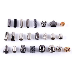 Özel çinko alaşım Metal çan stoper kordon sonu İpucu için Hoodie İpli spor ceket konfeksiyon aksesuarları kolye - Product Image 1