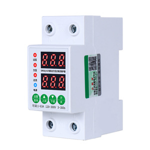 Chkl Srgq-63 <b>Over</b> Under Voltage <b>Protector</b> 1-63A 120-300V Din Rail Mount Household Industrial Use - Product Image 1