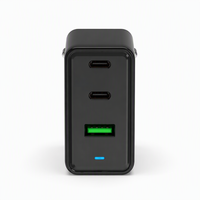 Chargeur GaN rapide 65W double USB PD Type C pour téléphone portable et ordinateur portable – Vente en gros