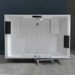 Accesorio de piedra de lujo estilo asiático diseño técnico hidromasaje Rectangular chorro remojo aire masaje SPA bañeras - Product Image 5