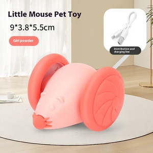 Corredor de ratón eléctrico de juguete automático para mascotas y Palo láser Self-Hi para aliviar el aburrimiento hecho de plástico duradero para gatos y perros - Product Image 6