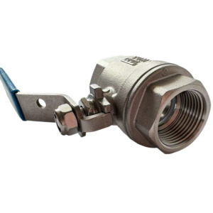 OEM disesuaikan SS316/ 304 1000psi Bsp Npt berulir 2 buah katup air bola baja tahan karat - Product Image 4