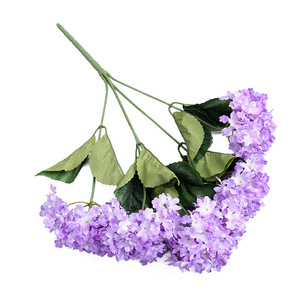 สีม่วง Monet ของงานแต่งงานในสวนตกแต่งห้องโถงสีม่วงอ่อนดอกไม้ประดิษฐ์ทำจากผ้าไหมสีม่วงอ่อนสำหรับในร่มกลางแจ้งสำหรับภูมิทัศน์วันแม่ - Product Image 5