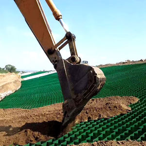 Premium HDPE Geocells Terram Passerelle lisse Murs de soutènement extérieurs Modèle 3D Capacité de conception Durable PE Pentes raides ASTM - Product Image 3