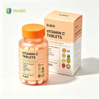 Complément Alimentaire Comprimés de Vitamine C OEM Marque Privée Acide Ascorbique Comprimés à Croquer de Vitamine C